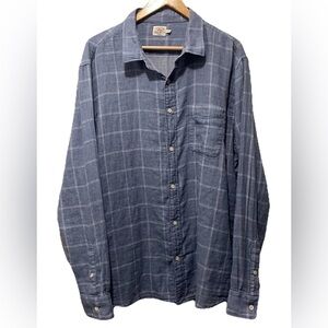 Faherty Men’s XXL Cotton Button Down Shirt Casual Workwear Coastal Style